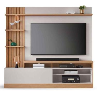 Imagem de Painel Home Theater 65" 1 Porta Invernia Freijo/Off White - Colibri, F