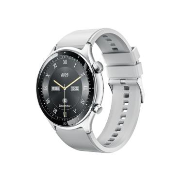 Imagem de Smartwatch Qcy Active GT Bluetooth Chamada 3ATM Relógio Inteligente À Prova D`Água - Prata