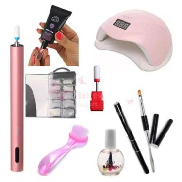 Imagem de Kit Óleo Unha Lixa Elétrica Cabine Gel Lirió Broca - OUTRAS MARCAS