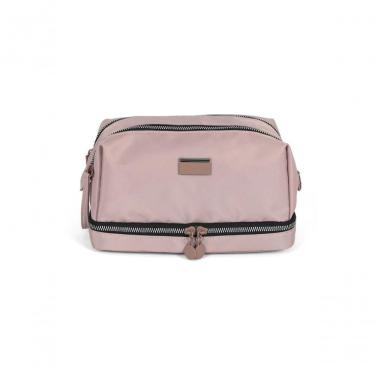 Imagem de Necessaire Gash NC14640GA Nylon 4,4L Nude Feminina com Dois Compartimentos Zíper
