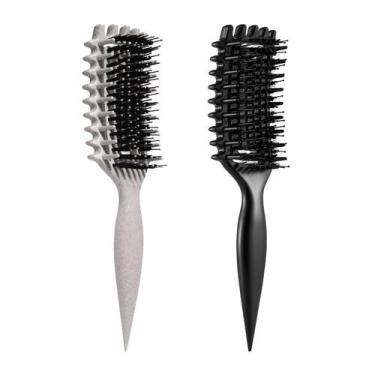 Imagem de Escova para cachos MMBVSZ Candybrush desembaraçante para cabelos cache