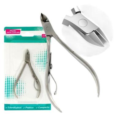 Imagem de Alicate De Cutícula Aço Inox Profissional Afiado Manicure - IMPORIENTE