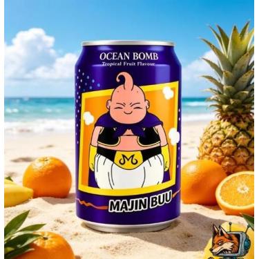 Imagem de Refrigerante Dragon Ball Majin Buu - 330ml Sabor Tropical Ocean Bomb
