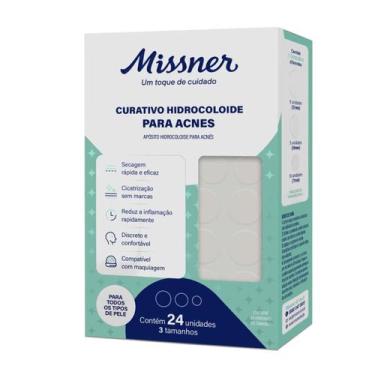 Imagem de Curativo Hidrocoloide para Acne Cartucho com 24 Unidades - Missner