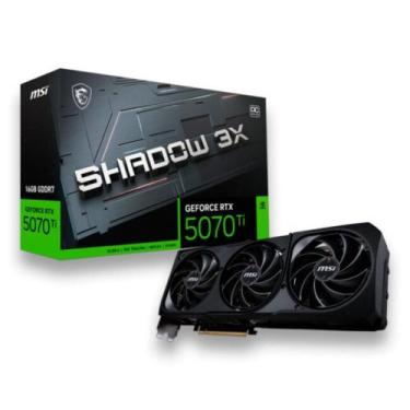 Imagem de Placa de Vídeo MSI RTX 5070 Ti Shadow 16GB OC