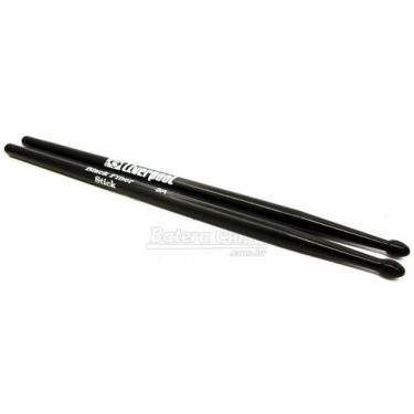 Imagem de Baqueta Liverpool Black Fiber Stick 5A BFS-5AM em Fibra Sintética + Du