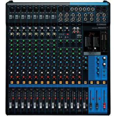 Imagem de Mesa de Som Yamaha MG16XU 16 Canais Analógica para Mixagem