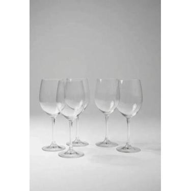 Imagem de Jogo C/6 Taças De Cristal Bohemia Para Água Ou Vinho 520ml - NoBrand