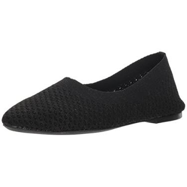 Imagem de Skechers Sapatilha feminina Cleo-Star Daze-Metallic de malha, Preto, 6.5