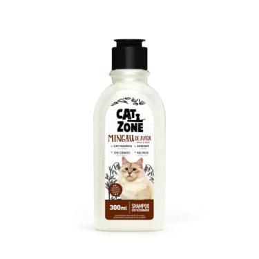 Imagem de CAT ZONE Shampoo Para Gatos Mingau Aveia - 300 Ml