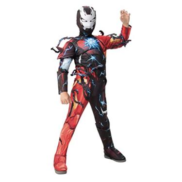 Imagem de Rubie's Boy's Marvel Spider-Man Maximum Venom Deluxe Venomized Iron Man Costume, Large