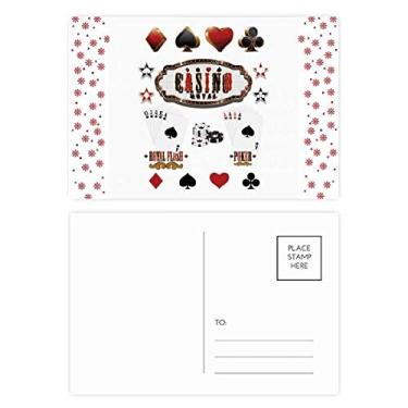 Imagem de Cartas de baralho com estampa de utensílios de jogos, Natal, Natal, celebração, cartão postal Blessing Card