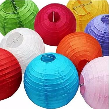 Imagem de Luminária Japonesa Chinesa Oriental Lanterna 30 Cm