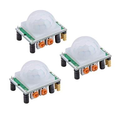Imagem de HiLetgo 3 peças HC-SR501 PIR sensor infravermelho corpo humano módulo de movimento infravermelho para Arduino Raspberry Pi