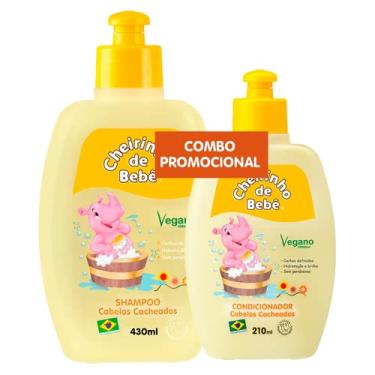 Imagem de Combo Prom. Shampoo Cab. Cacheados 430 e Condicionador Cheirinho de Bebê 210 ml