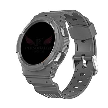 Imagem de Pulseira Personalize Watch Armadura compatível com Samsung Galaxy Watch 4 Classic 46mm Sm-R890 e Sm-R895 (Cinza)