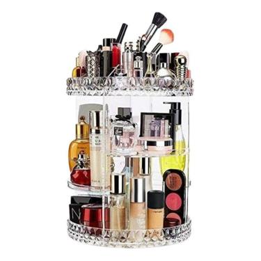 Imagem de Organizador De Cosméticos E Maquiagem Giratório 360º