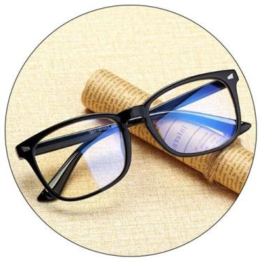 Imagem de Óculos De Descanso Masculino E Feminino Anti Luz Azul Sem Grau Anti Fa