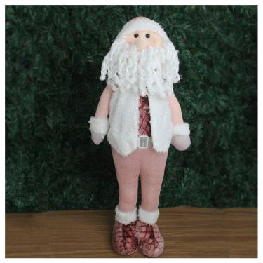 Imagem de Decoração Natal Papai Noel Rosa Natalino 62cm