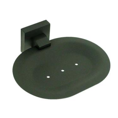 Imagem de Porta Sabonete De Parede Italy Line Eterna Black Inox