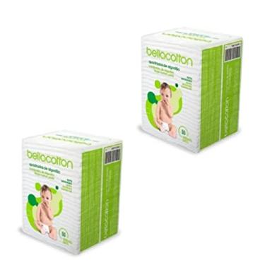 Imagem de Kit 2 Algodão Bellacotton Quadrado troca de fraldas