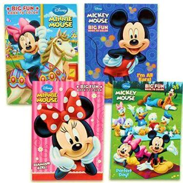 Imagem de Livro de atividades e colorir Disney Mickey Mouse e Minnie Mouse Plus Friends (conjunto com 4) da Bendon Publishing