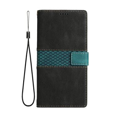 Imagem de Capa Magnética de Couro de Luxo para iPhone 14 13 12 Mini 11 Pro XS Max X XR 6 6s 8 7 Plus SE 2020 2022 Carteira Cartão Carteira Preto para iPhone 7plus 8plus