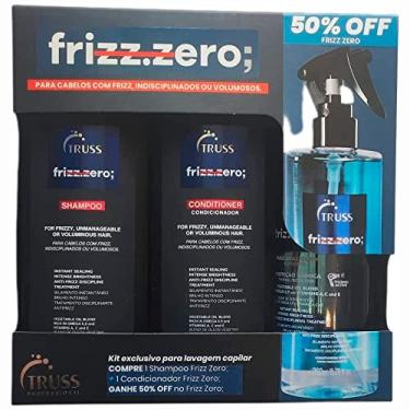 Imagem de Truss Truss Frizz Zero Shampoo 300ml / Condicionador300ml / Leavein Frizz Zero 260ml