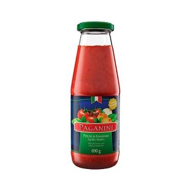 Imagem de Kit 3X: Polpa de Tomate com Manjericão Paganini 690g