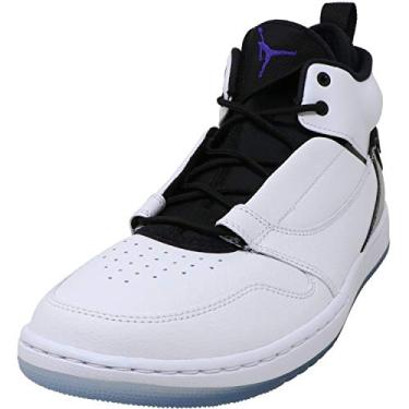 Imagem de Jordan Fadeaway Fashion Men's Sneaker Shoes AO1329 (10.5, White/Dark Concord)
