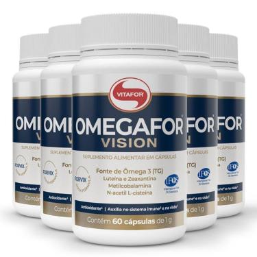 Imagem de Kit 5 Omegafor Vision Vitafor 60cáps