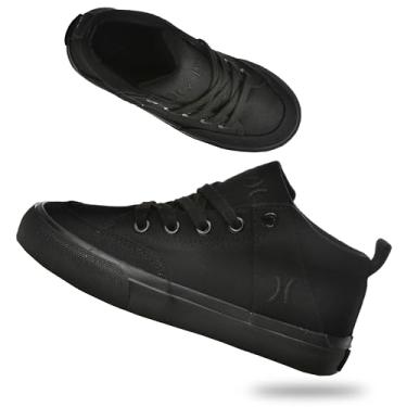 Imagem de Hurley Roddy Kids High Top Skate Tênis esportivo para meninos e meninas, Preto, 18