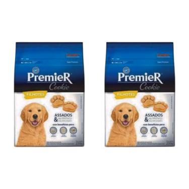 Imagem de Biscoito Premier Cookies Cães Filhotes 250g Kit Com 2 Unidades