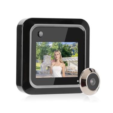Imagem de Visualizador De Porta Inteligente De 2,4 Polegadas Com Tela LCD TFT De 0,3 MP 95 Câmera Grande Angular Gravação De Fotos, Câmera De Porta Digital Visualizador De Porta Eletrônico Câmera Olho Mágico Pa