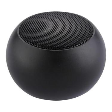 Imagem de Mini Caixa De Som Bluetooth 5.0 Tws Metal Mini Speaker Amplificada 3w (Preto)