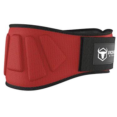 Imagem de Iron Bull Strength - Cinto de Halterofilismo para Homens e Mulheres - 15 cm com Trava Automática - Suporte para as Costas - Fitness, Cross Training e Powerlifting (Preto, GG)