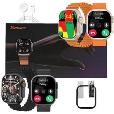 Imagem de Smartwatch Relogio Lançamento U9s Masculino Feminino Android Ios Bluetooth C/Pelicula De Proteção-Unissex