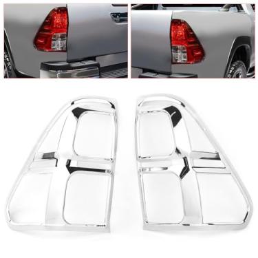 Imagem de Moldura Decorativa Cromada para Lâmpada Traseira Adequada para Hilux Sr5 2015-2017