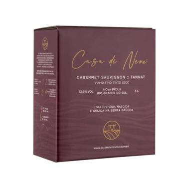Imagem de Vinho Tinto Bag in Box Caetano Vicentino Casa Di Neni Cabernet/Tannat 3 Litros
