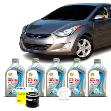 Imagem de Kit Troca de Oleo 5w30 e Filtro Hyundai Elantra 2.0 16V 2013 a 2016