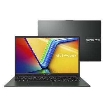 Imagem de Notebook ASUS VivoBook Go 15, AMD RYZEN 3 7320U, 4 GB, 256 GB SSD, KeepOS, Tela 15,6" FHD, Mixed Black - E1504FA-NJ1290