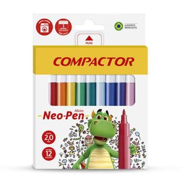 Imagem de Hidrocor Mirim Neo Pen Com 12 Cores Compactor