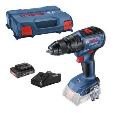Imagem de Parafusadeira Furadeira Impacto Brushless Bosch GSB 18V-50-1B  1 bater