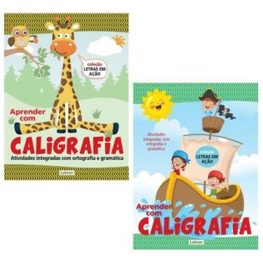 Imagem de Aprender Com Caligrafia - Coleção Letras Em Ação - 2 Volumes - lafonte