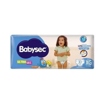 Imagem de Fraldas Infantil Babysec Ultrasec - Galinha Pintadinha Mega - XG 30 Un