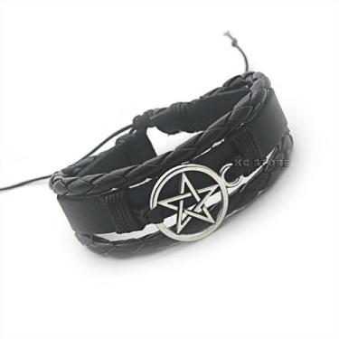 Imagem de Pulseira  pentagrama estrela davi supernaturais minimalista supernatur