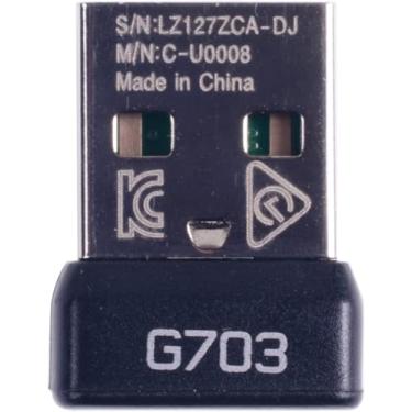 Imagem de G703 USB Dongle Mouse receptor de substituição para Logitech Lightspeed G703 G900 G903 G403 G603 Mouse sem fio para jogos (G703)
