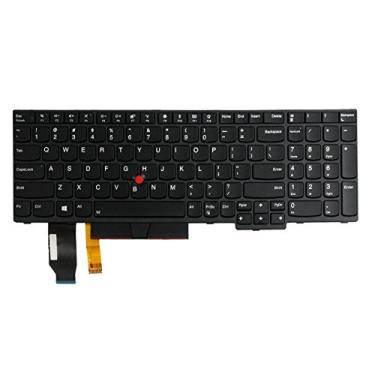 Imagem de Suyitai US teclado retroiluminado de substituição para Lenovo THINKPAD E580 E585 E590 E595 T580 T590 L580 L590 E580 E585 E590 E595 P15S P52 P53 P53S P72 P72 73 PK131672B00 01YP560 01YP640 01YP680