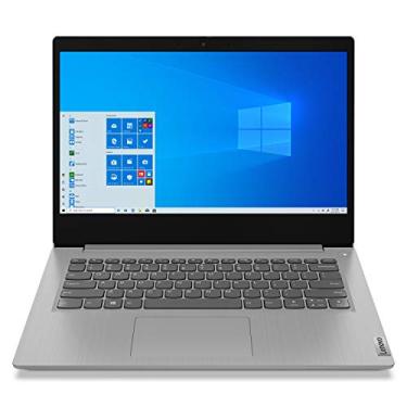 Imagem de Lenovo IdeaPad 3 laptop de 14 polegadas, tela FHD de 14 polegadas (1920 x 1080), processador Intel Core i3-1005G1, 4 GB DDR4 RAM, 128 GB M.2 SSD de armazenamento, gráficos integrados, Windows 10 S, 81WD010QUS, cinza platina