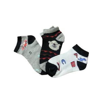 Imagem de Kit 12 Pares Meia Infantil Criança Masculino 4 a 6 anos - Blook